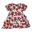 Mini Rodini dress, flowers | 104/110cm