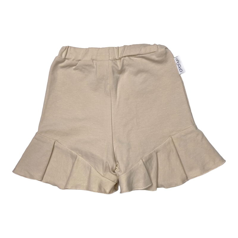 Gugguu frill shorts, wheat | 98cm