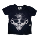 Mainio chimp t-shirt, black | 86/92cm