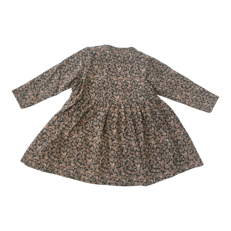 Organic Langarm Kleid Flowers (86)