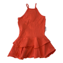 Gugguu spagetti frilla dress, orange | 86cm