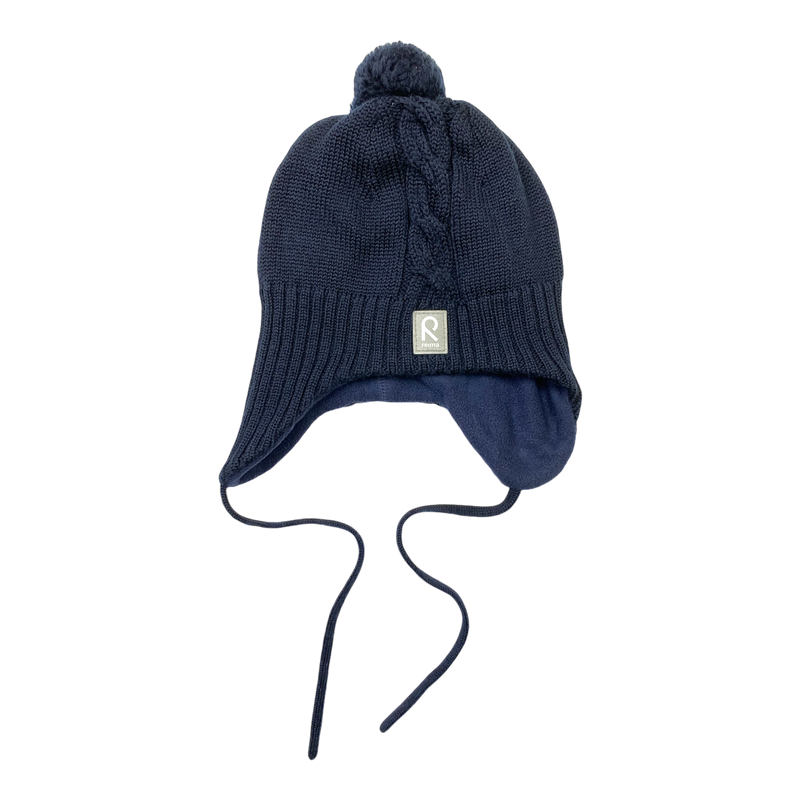 Reima wool beanie, navy blue | 48cm