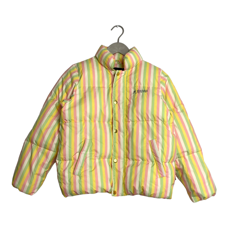 Mini Rodini puffer jacket, stripes | 140/146cm