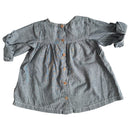 Baby Organic Shirt Linen Stripes (68)