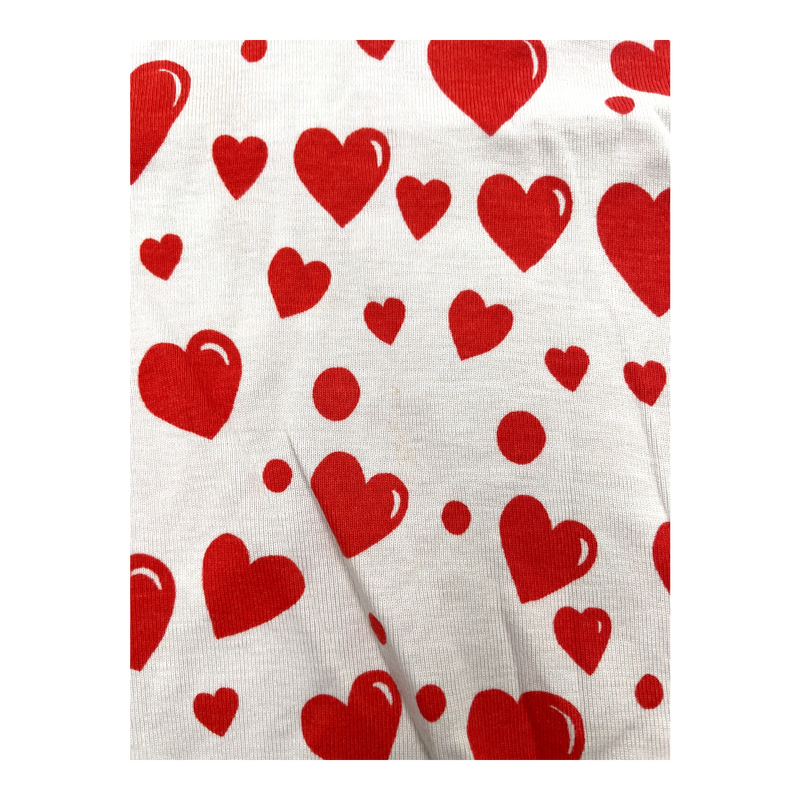 Mini Rodini turtleneck shirt, hearts | 104/110cm