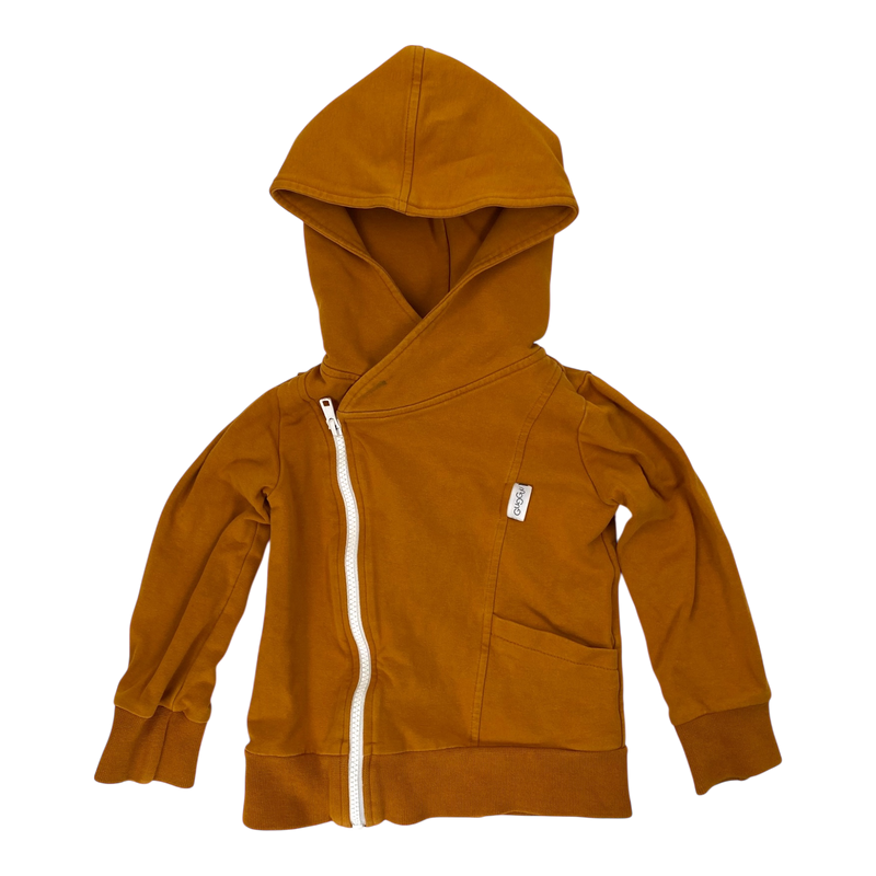 Gugguu zipper hoodie, mustard | 92cm