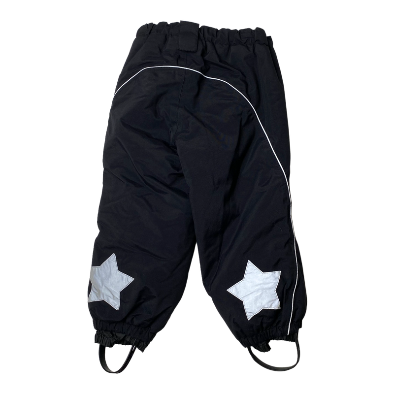 Molo padded outdoor pants, black | 104cm