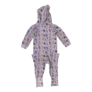 Metsola sweat jumpsuit, flowers | 74/80cm