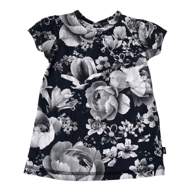 Molo cathleen baby dress, flower | 74cm