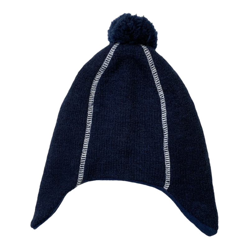 Reima wool beanie and balaclava, navy blue | 50cm