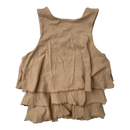 Gugguu frilla top, beige | 104cm