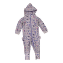 Metsola sweat jumpsuit, flowers | 74/80cm