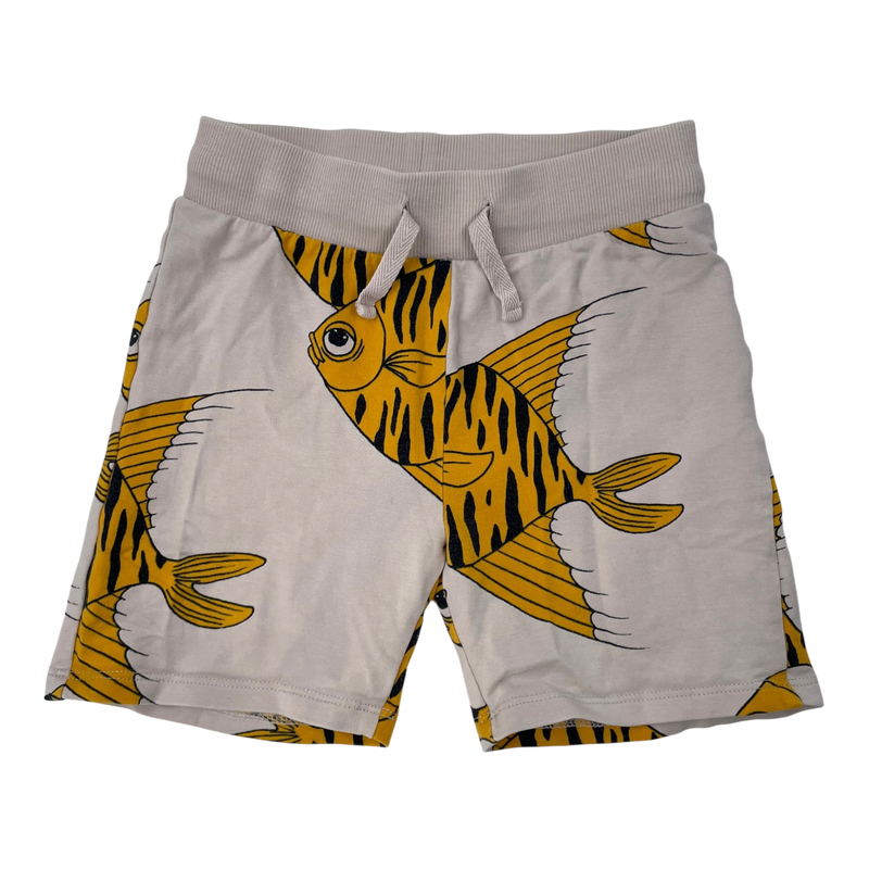 Mini Rodini sweatshorts, fishes | 104/110cm