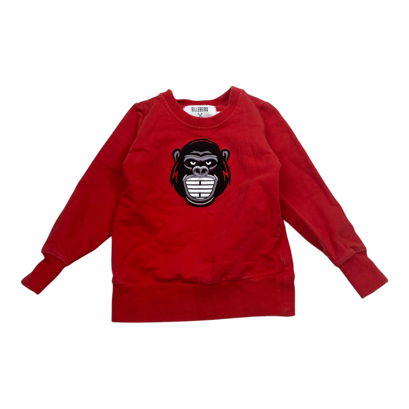 Gugguu sweatshirt, red | 98cm