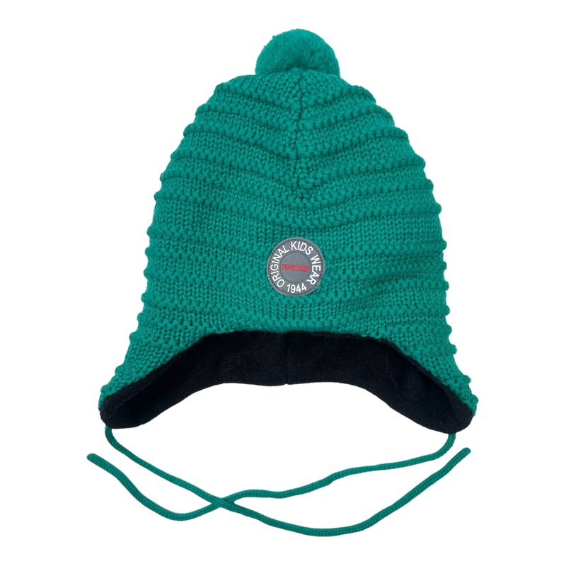 Reima kumpu wool beanie, green | 6-9m