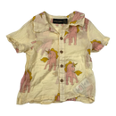 Mini Rodini woven collar t-shirt, unicorn | 92/98cm