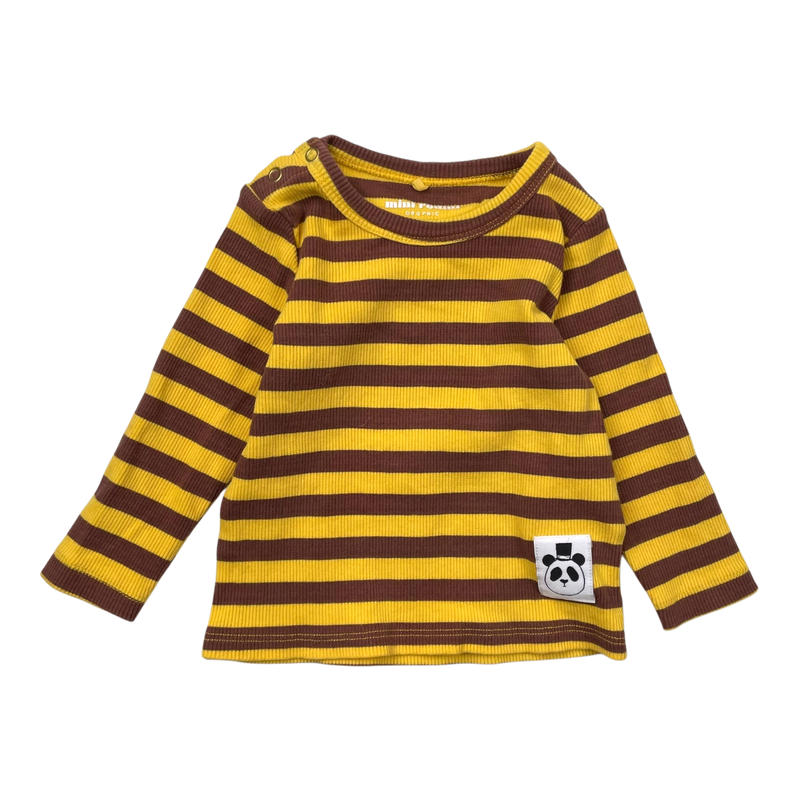 Mini Rodini rib shirt, stripes | 56/62cm