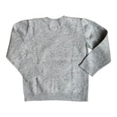 Strickpullover grau V-Neck (92)