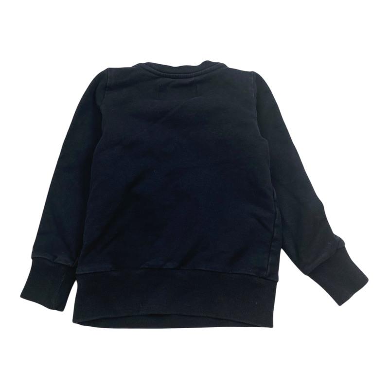 Gugguu logo sweatshirt, black | 98cm