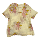 Mini Rodini woven collar t-shirt, unicorn | 92/98cm