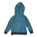 Mainio hoodie, blue and grey | 98/104cm