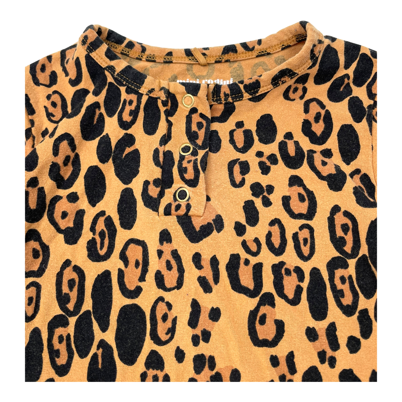 Mini Rodini basic grandpa shirt, leopard | 80/86cm