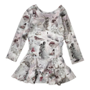 Gugguu frilla dress, bunny | 86cm