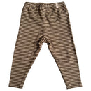 Organic Baby Legging Brown Stripes (86)