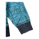 Mainio hoodie, blue and grey | 98/104cm