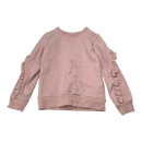 Gugguu frill sweatshirt, pink | 116cm