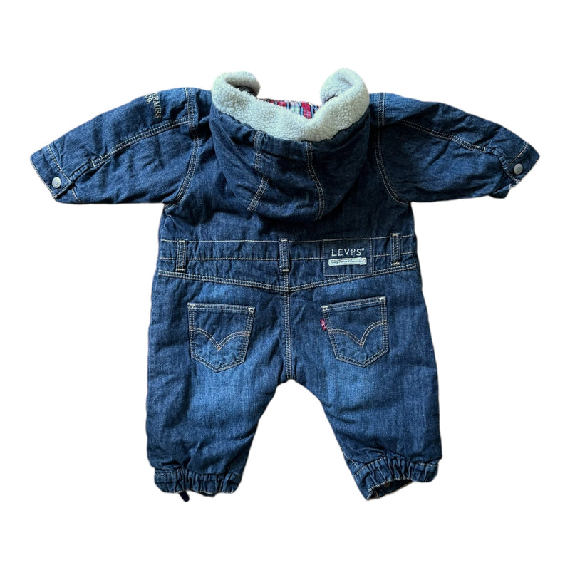 Baby Soft Denim Suit mit Füßlinge (74)