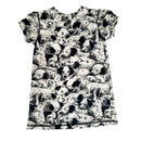 Kurzarm Kleid Dalmatiner (92)