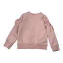 Gugguu frill sweatshirt, pink | 116cm