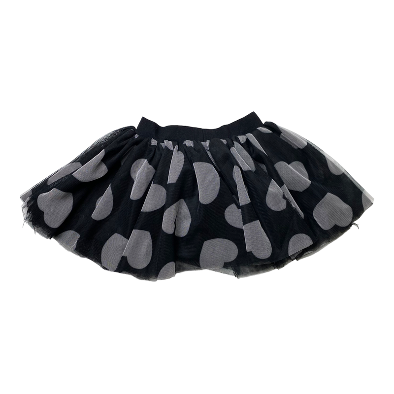 Huxbaby tulle skirt, hearts | 12-18m