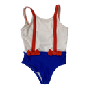 Mini Rodini swimsuit, white / blue / red | 80/86cm