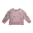 Gugguu frill sweatshirt, pink | 98cm