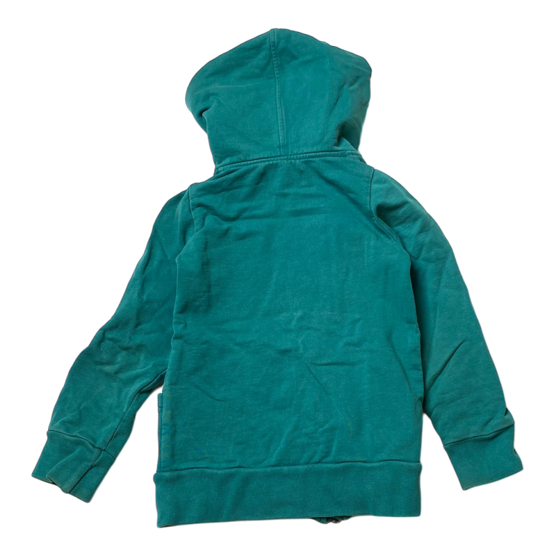 Gugguu zipper hoodie, teal | 116cm