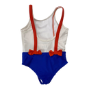 Mini Rodini swimsuit, white / blue / red | 80/86cm