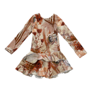 Gugguu frilla dress, flower | 98cm