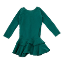 Gugguu frilla dress, teal | 62cm