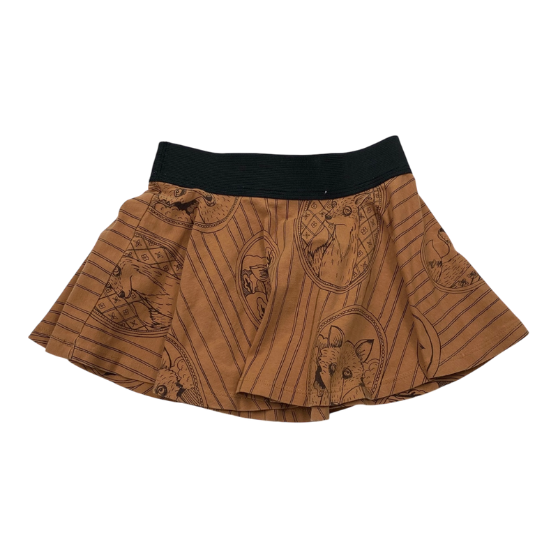 Mini Rodini tricot skirt, brown | 80/86cm