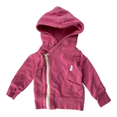 Gugguu zipper hoodie, pink | 80cm