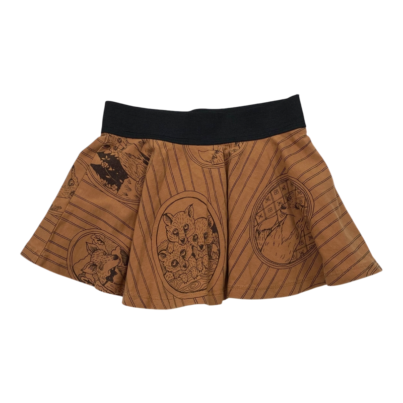 Mini Rodini tricot skirt, brown | 80/86cm
