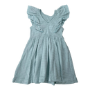 Mainio sleeveless frill dress, light blue | 86/92cm