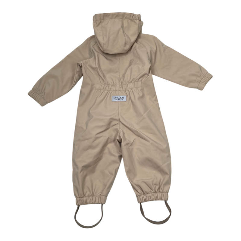 Mini A Ture matarno softshell overall, wheat | 74cm