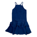 Gugguu spagetti frilla dress, navy blue | 98cm