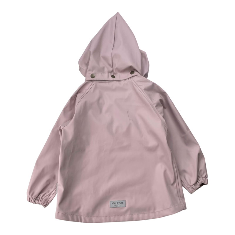 Mini A Ture matwai rain jacket, old rose | 104cm