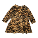 Mini Rodini velour dress, leopard | 104/110cm