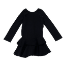 Gugguu frilla dress, black | 80cm