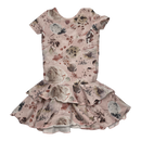 Gugguu t-shirt frilla dress, flower | 98cm